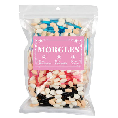 Eyeshadow Applicators,Morgles 200PCS Disposable Dual Sides Eye Shadow Sponge Applicators Disposable Eyeshadow Applicator Brushes Tipped Oval Makeup Tool-Multicolor Health & Beauty > Personal Care > Cosmetics > Cosmetic Tools > Makeup Tools MORGLES   