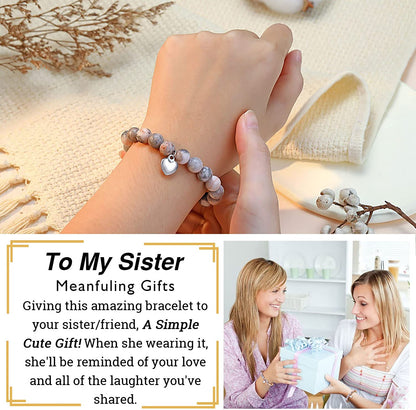 UNGENT THEM Sister/Sister in Law/Unbiological Sister/Big Sister/Best Friend/Friendship Bracelets for Women Birthday Christmas Valentine'S Day Gifts Apparel & Accessories > Jewelry > Bracelets UNGENT THEM   