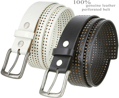 Western Floral Engraved Embossed Tooled Genuine Leather Belt Strap or Belt 1-1/2"(38Mm) Wide, Multi-Style Options Apparel & Accessories > Clothing Accessories > Belts Belts.com   