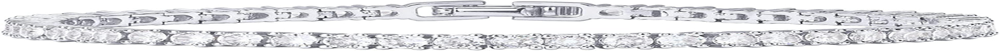 PAVOI 14K Gold Plated 3Mm Cubic Zirconia Classic Tennis Bracelet | Gold Bracelets for Women | Size 6.5-7.5 Inch Apparel & Accessories > Jewelry > Bracelets PAVOI White Plated 7 Inches 