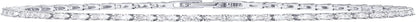 PAVOI 14K Gold Plated 3Mm Cubic Zirconia Classic Tennis Bracelet | Gold Bracelets for Women | Size 6.5-7.5 Inch Apparel & Accessories > Jewelry > Bracelets PAVOI White Plated 7 Inches 