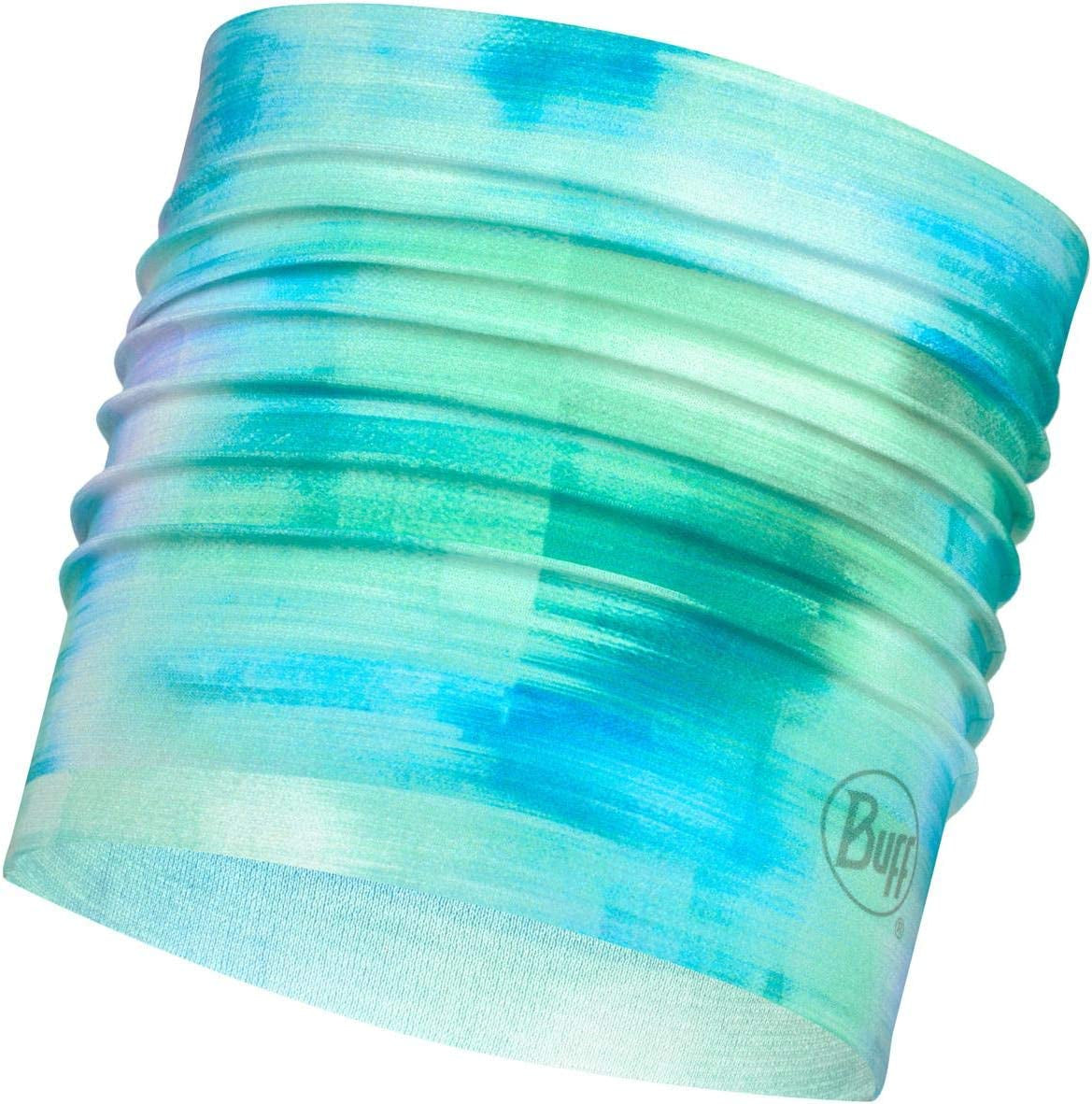 BUFF Multifunctional Neckwear Coolnet UV Half Lightweight Headband Apparel & Accessories > Clothing Accessories > Headwear BUFF Marbled Turquoi  