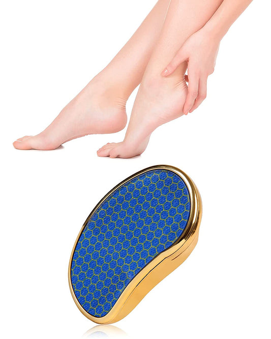 Foot Scrubber Callus Remover File, Best Glass Feet Scrubber Tool, Foot Rasp with Nano-Level Grinding Points Foot Care Pedicure Tool for Dead Skin Removal Cracking on Both Wet and Dry Feet, Ideal Gift Health & Beauty > Personal Care > Foot Care Aumuko   