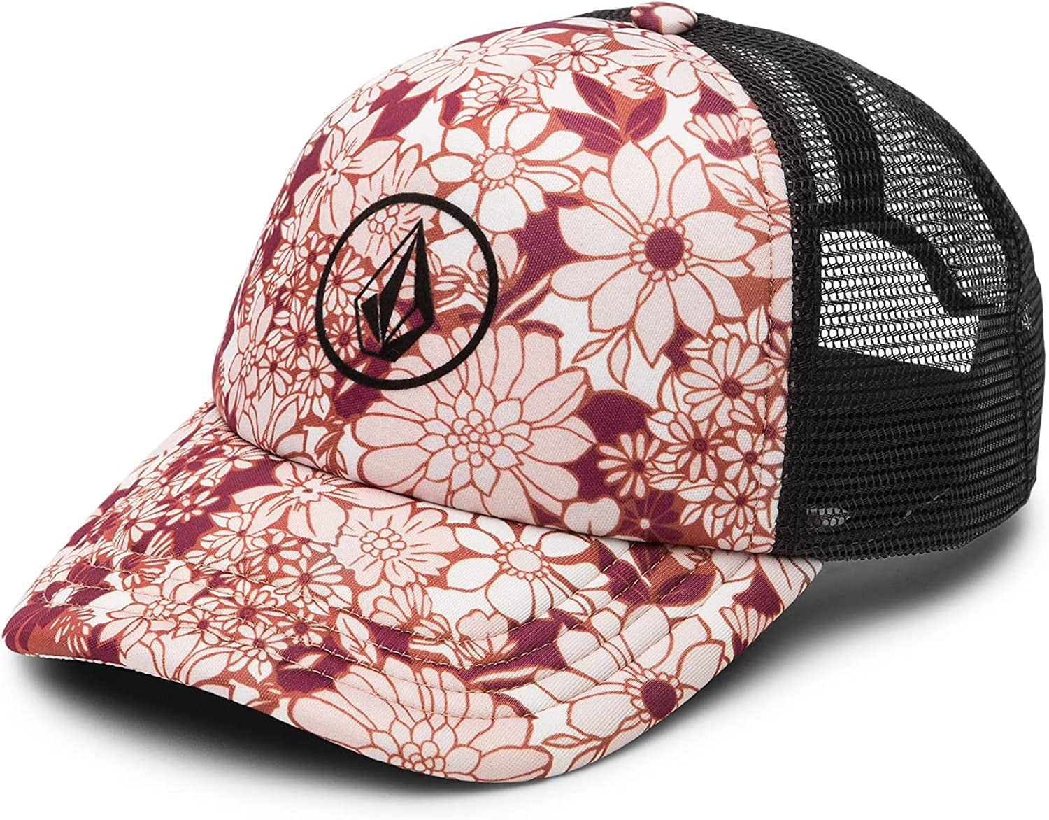 Volcom Women'S into Paradise Trucker Foam Snapback Hat Apparel & Accessories > Clothing Accessories > Hats Volcom Dark Clay One Size 