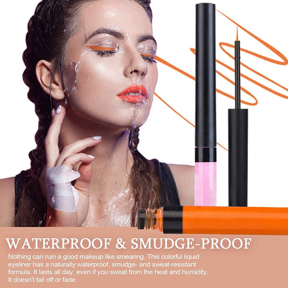 12 Color Liquid Eyeliner Set, Colorful Neon Eyeliner Pencil for Intense Eye Contouring, Long-Wear Eye Neon Makeup Tool with Ultra Fine Tip, Highly Pigmented, Waterproof and Smudge Proof Health & Beauty > Personal Care > Cosmetics > Cosmetic Tools > Makeup Tools POLARHAWK   