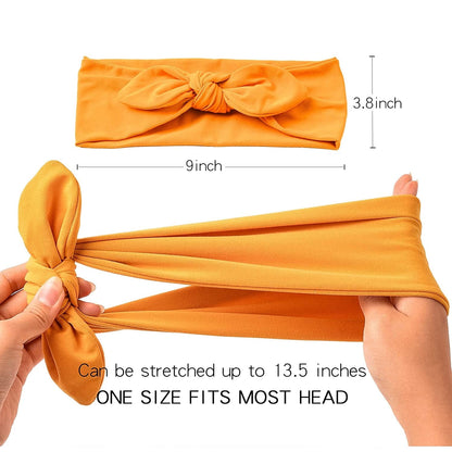 12 Pack Headbands for Women Non Slip Hair Bands with Bows Rabbit Ears Workout Running Sport Sweat Elastic Hair Wrap for Girls Hair Accessories Apparel & Accessories > Clothing Accessories > Bandanas & Headties Jesries   