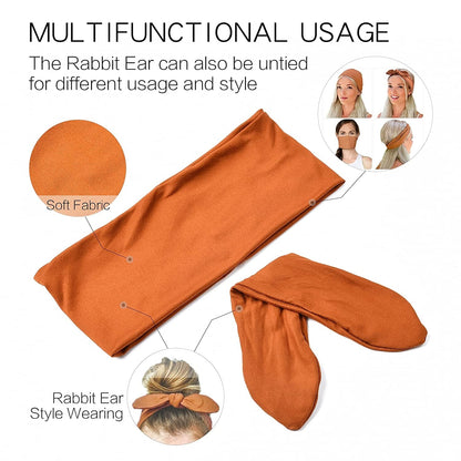 12 Pack Headbands for Women Non Slip Hair Bands with Bows Rabbit Ears Workout Running Sport Sweat Elastic Hair Wrap for Girls Hair Accessories Apparel & Accessories > Clothing Accessories > Bandanas & Headties Jesries   
