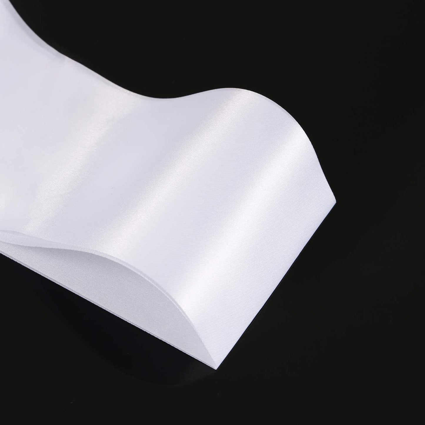 12 Pieces Blank Satin Sashes Plain Sashes Party Accessory for Graduation Wedding Party DIY Supplies(White) Apparel & Accessories > Clothing Accessories > Sashes Patelai   