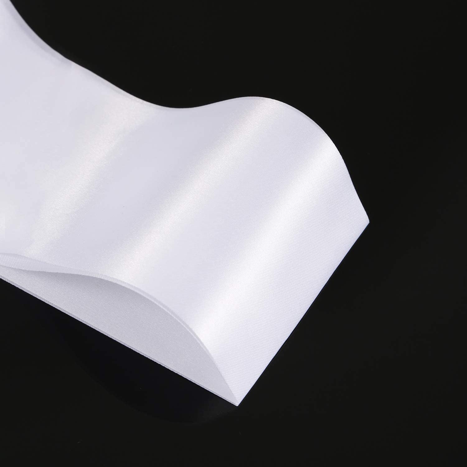 12 Pieces Blank Satin Sashes Plain Sashes Party Accessory for Graduation Wedding Party DIY Supplies(White) Apparel & Accessories > Clothing Accessories > Sashes Patelai   