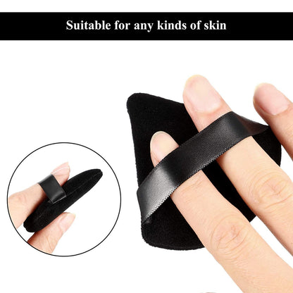 12 Pieces Powder Puff Face Triangle Makeup Puff for Loose Powder Soft Body Cosmetic Foundation Sponge Mineral Powder Wet Dry Makeup Tool(Black,Small) Health & Beauty > Personal Care > Cosmetics > Cosmetic Tools > Makeup Tools Maitys   