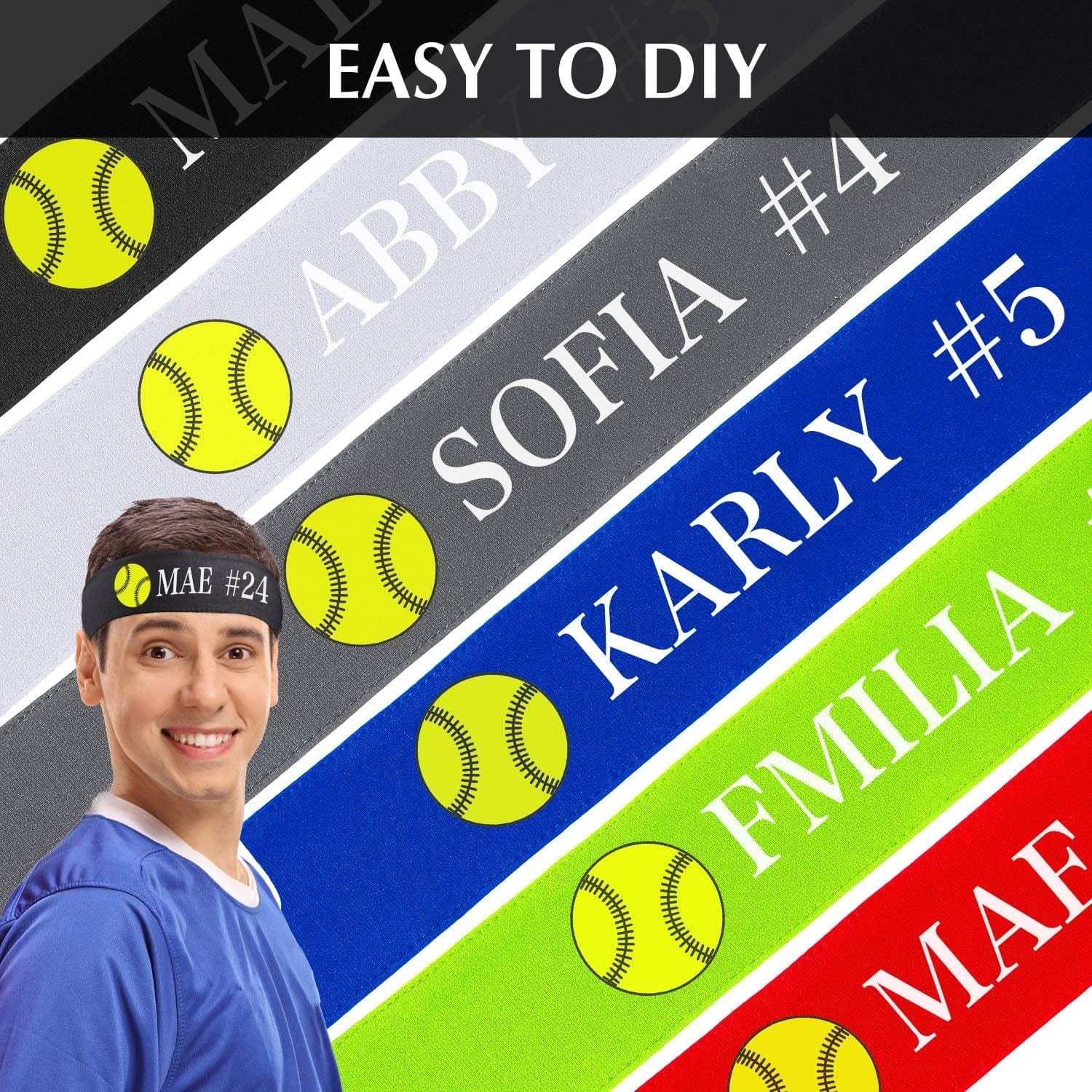 12 Pieces Tennis Tie Headband Hair Band Unisex Dry Head Tie Sport Tie Back Headband for Basketball, Running, Tennis, Karate, Athletics Apparel & Accessories > Clothing Accessories > Bandanas & Headties WILLBOND   