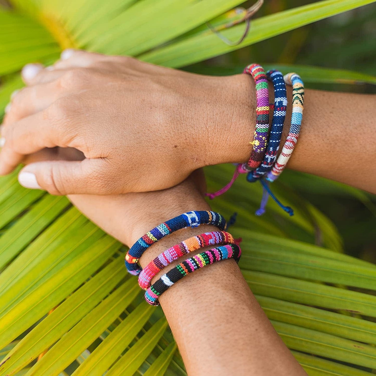 12 Woven Hippie Bracelets for Teen Girls, Adjustable VSCO Girl Braided String Friendship Bracelet for Women, Boho Braid Rope Surfer Jewelry for Men, Aesthetic Bracelets Stocking Stuffers for Teens Apparel & Accessories > Jewelry > Bracelets FROG SAC   