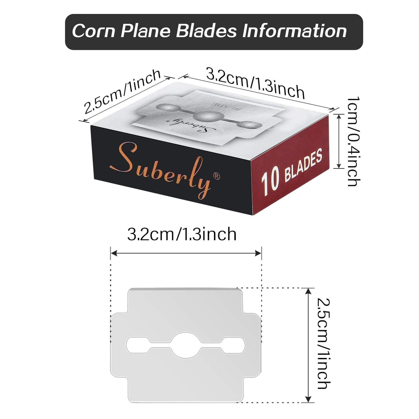 120 Pieces Callus Shaver Replacement Blades Corn Plane Blades Stainless Steel Blades Foot Care Tool for Removing Callus Health & Beauty > Personal Care > Foot Care Mudder   
