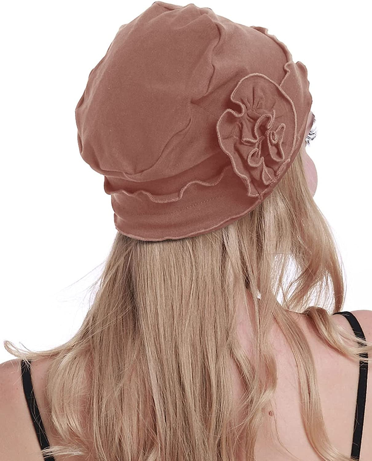 Osvyo Chemo Headwear Turban Cap for Women - Cancer Beanie Hair Loss Sealed Packaging Apparel & Accessories > Clothing Accessories > Headwear osvyo   