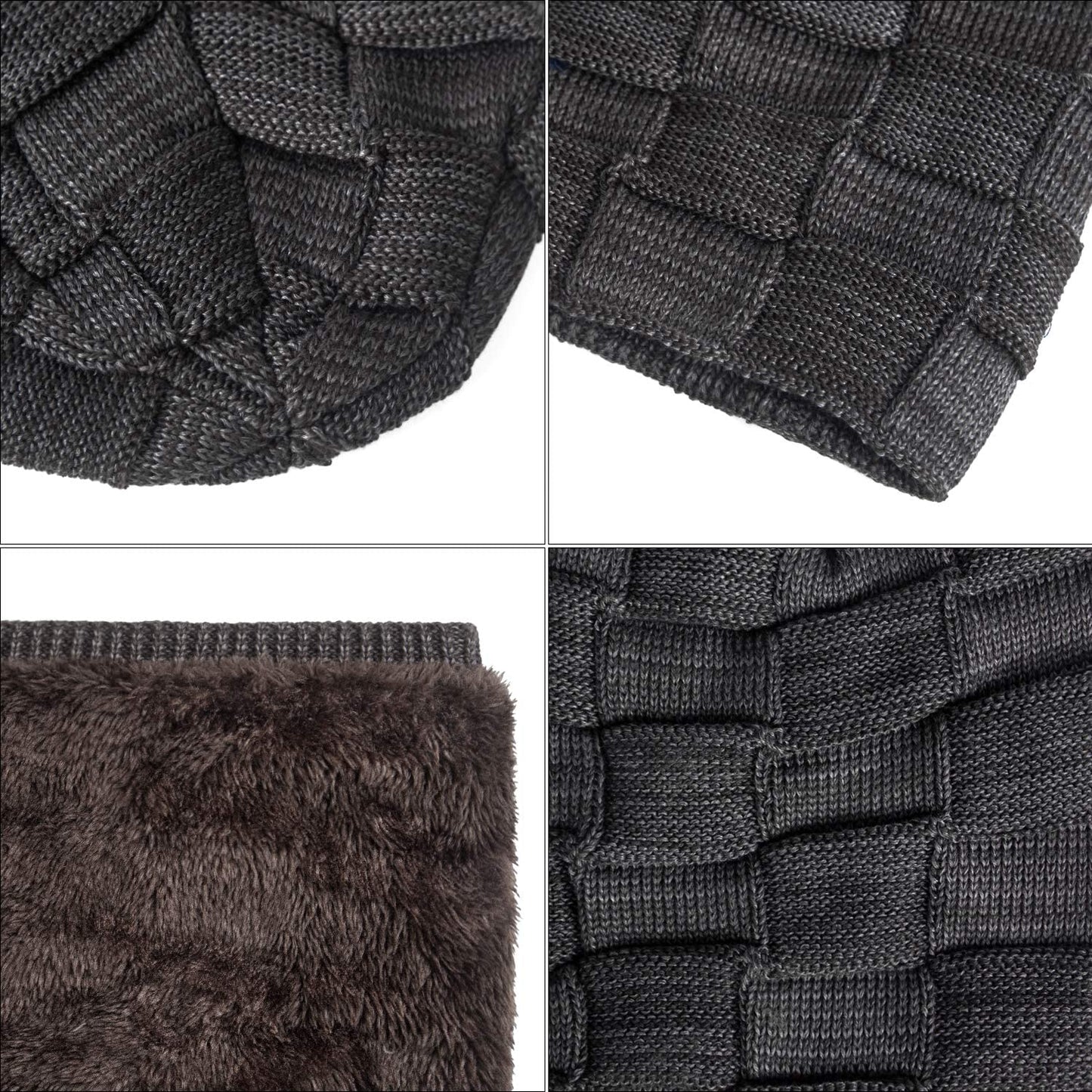 Ousipps 2 Pack Winter Hats for Men Women, Baggy Mens Beanies for Winter Ski Snow Skull Hats Black Beanie for Men and Women Apparel & Accessories > Clothing Accessories > Hats Ousipps   