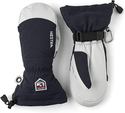 Hestra Army Leather Heli Ski Glove - Classic Snow Mitten for Skiing, Snowboarding and Mountaineering Apparel & Accessories > Clothing Accessories > Gloves & Mittens Hestra Navy 6 