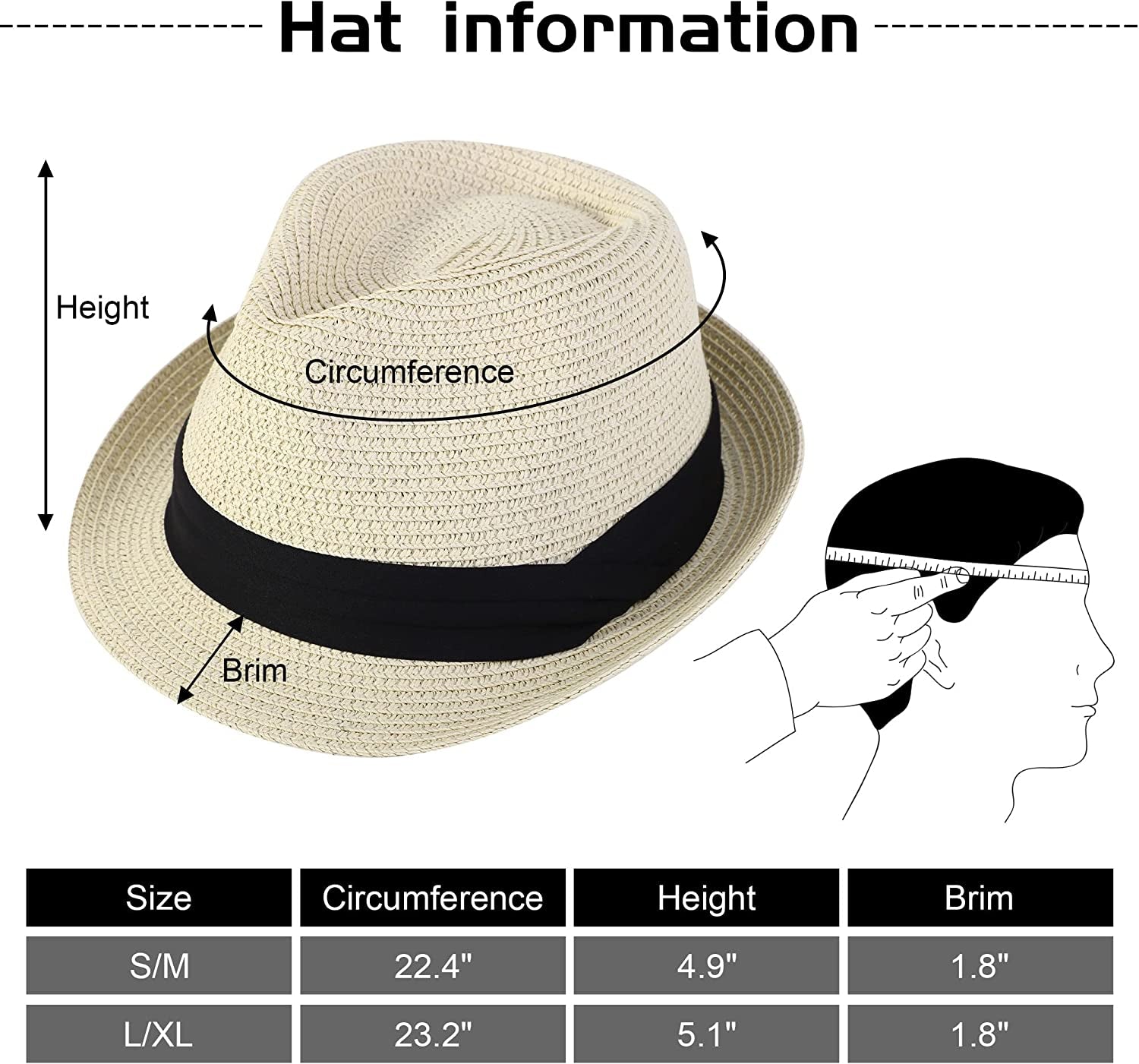 Simplicity Fedora for Men Women Unisex Men'S Women'S Classic Manhattan Structured Gangster Trilby Fedora Hat Apparel & Accessories > Clothing Accessories > Hats Simplicity   