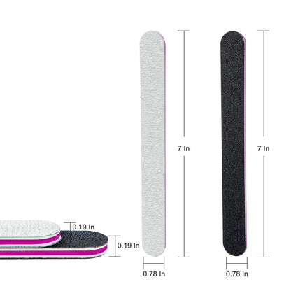 12PCS Nail Files,Professional Manicure Pedicure Tools Which Can Shape and Smooth Your Nails,Emery Boards Nail File for Acrylic Natural Nails,10Pcs Black 100/180 Grit and 2PCS Purple 180/240 Nail File Health & Beauty > Personal Care > Cosmetics > Cosmetic Tools > Nail Tools YINYIN   