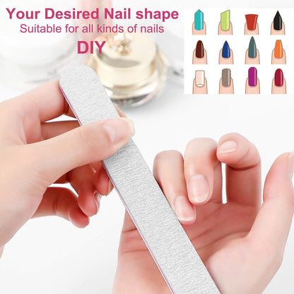 12PCS Nail Files,Professional Manicure Pedicure Tools Which Can Shape and Smooth Your Nails,Emery Boards Nail File for Acrylic Natural Nails,10Pcs Black 100/180 Grit and 2PCS Purple 180/240 Nail File Health & Beauty > Personal Care > Cosmetics > Cosmetic Tools > Nail Tools YINYIN   