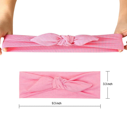 12Pcs Solid Color Women Headbands Headwraps Hair Band Cotton Stretchy Turban Bows Accessories for Women Fashion Sport Apparel & Accessories > Clothing Accessories > Bandanas & Headties Jeatonge   