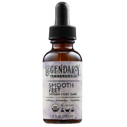Legendary Apothecary Organic Oil - Organic Oil for Smooth Feet - USDA Certified Organic Oil for Dry Feet, Cracked Heels, Corns - 1 Fl.Oz Health & Beauty > Personal Care > Foot Care Legendary Apothecary   