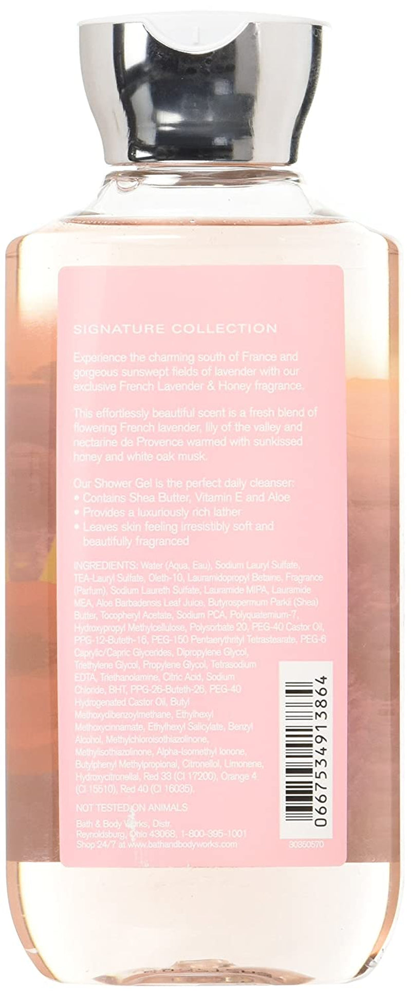 Bath & Body Works French Lavender & Honey Shower Gel 10 Oz/295Ml Health & Beauty > Personal Care > Cosmetics > Bath & Body Bath & Body Works   
