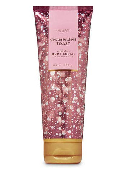 Bath and Body Works - Champagne Toast - 3 Pc. Gift Set - Moisturizing Body Wash, Fine Fragrance Mist and Ultra Shea Body Cream - (2019 Edition) Health & Beauty > Personal Care > Cosmetics > Bath & Body Bath and Body Works   
