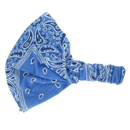 Carede Paisley Bandana Headband for Women with Elastic Yoga Headband Outdoor Hairband Adjustable Turban Headwrap,Pack of 6 Apparel & Accessories > Clothing Accessories > Bandanas & Headties DK   