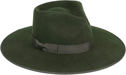 Lack of Color Women'S Rancher Fedora Hat Apparel & Accessories > Clothing Accessories > Hats Lack of Color Forest Green Small 