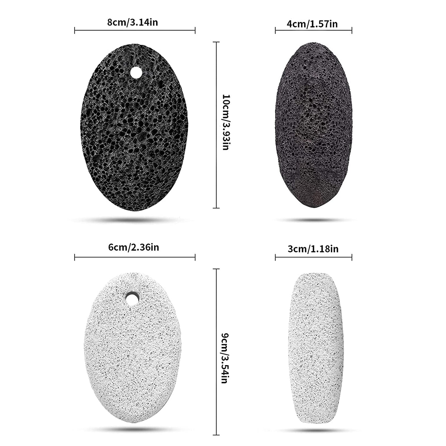 Symlis Natural Pumice Stone for Feet - Lava Callus Remover Feet - Health Foot Care - Pedicure Exfoliation Tool - Great for Corn Dead Skin Remover for Feet and Hands (2 Packs) Health & Beauty > Personal Care > Foot Care Symlis   