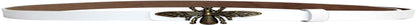 Moyoto Women'S 0.7″Thin Vintage Copper Bee Buckle Leather Belts Casual Dress Belts Apparel & Accessories > Clothing Accessories > Belts MoYoTo White  