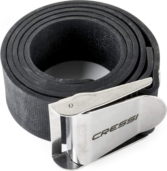 Cressi Quick-Release Elastic Belt with Metal Buckle, Black Apparel & Accessories > Clothing Accessories > Belts Cressi   