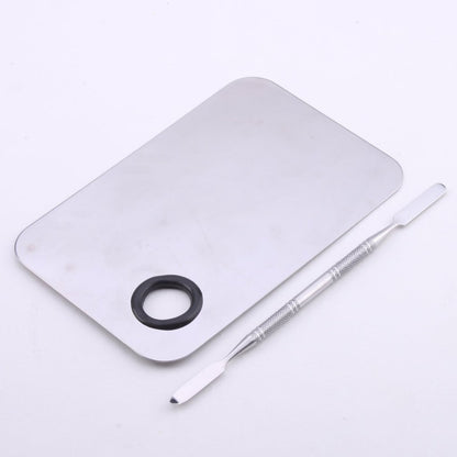 Goege Pro Stainless Steel Cosmetic Makeup Palette Spatula Tool (L5.9*W3.9 Inch) Health & Beauty > Personal Care > Cosmetics > Cosmetic Tools > Makeup Tools GOEGE   