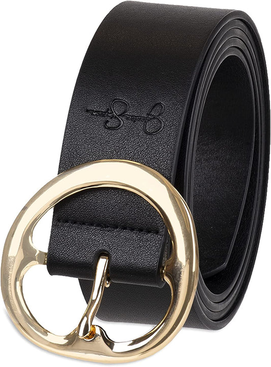 Jessica Simpson Women'S Fashion Casual Belt Apparel & Accessories > Clothing Accessories > Belts Jessica Simpson Black 1 Large