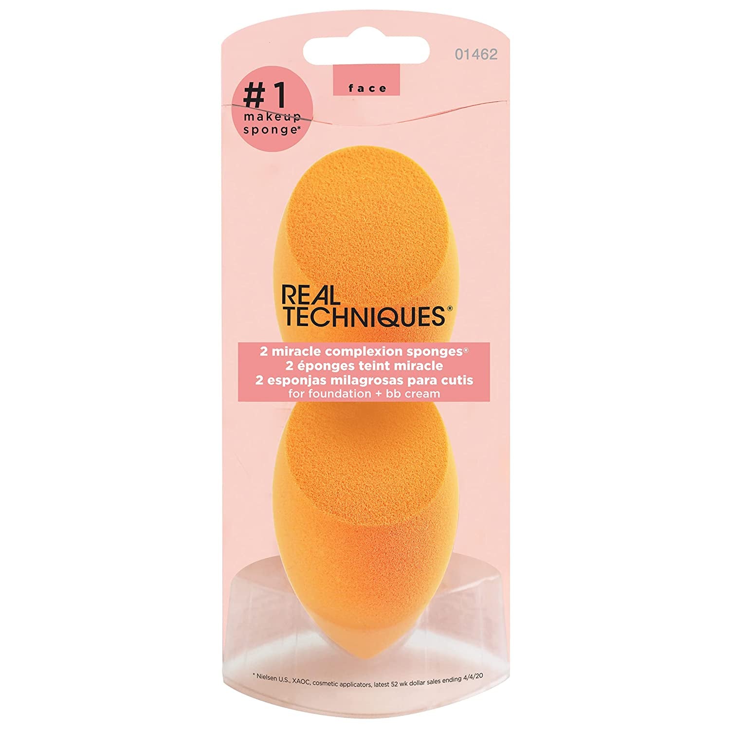 Real Techniques Miracle Complexion Sponge, Beauty Sponge for Makeup Blending & Foundation Application, Full Coverage, Streak-Free Professional Makeup Tool, Cruelty Free, Vegan, Latex Free, 2 Count Health & Beauty > Personal Care > Cosmetics > Cosmetic Tools > Makeup Tools Real Techniques   