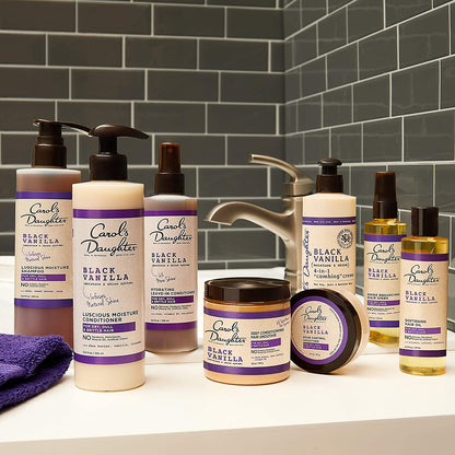 Carol’S Daughter Black Vanilla Curly Hair Sulfate Free Shampoo and Conditioner Set for Dry, Damaged Natural Hair, Moisturizing and Hydrating Hair Care Bundle - Made with Shea Butter, Aloe and Rosemary Health & Beauty > Personal Care > Hair Care Carol's Daughter   