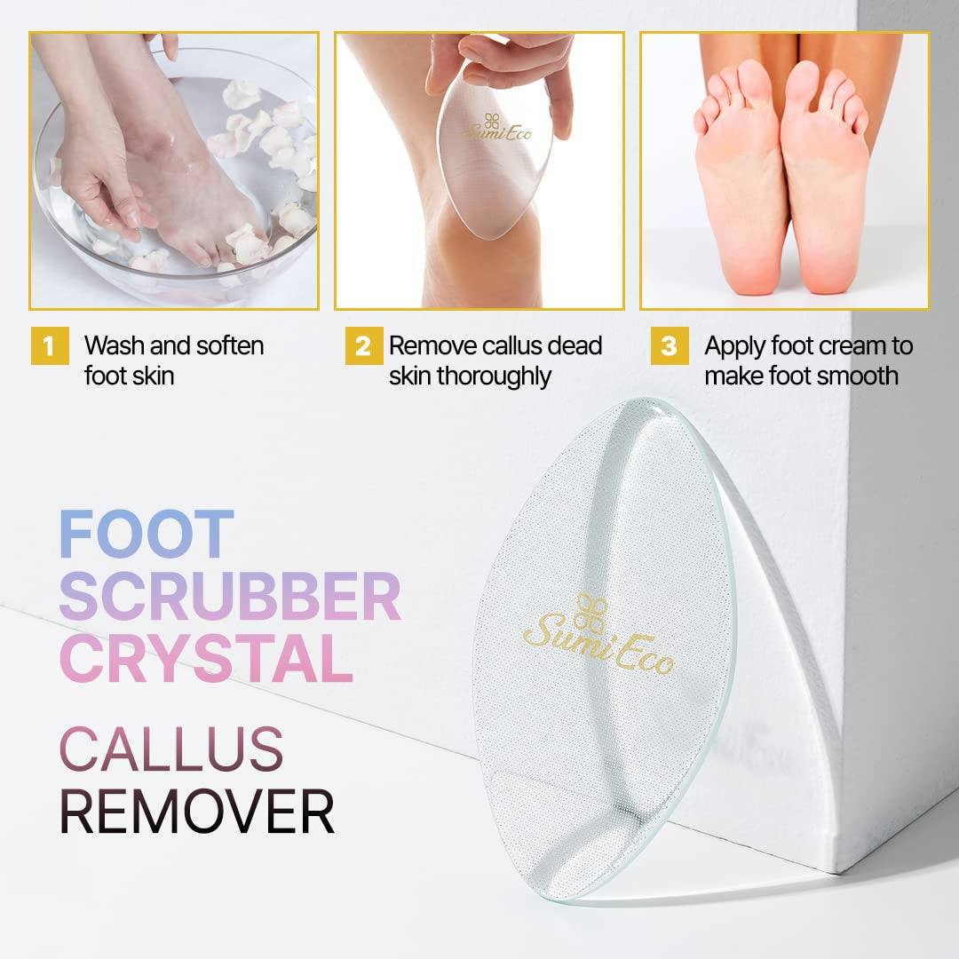 Colossal Innovative Nano Glass Callus Remover Foot File - Coarse Foot Rasp Colossal Foot Scrubber Salon Home Pedicure Foot Care Tool for Soft Feet (1PC) Health & Beauty > Personal Care > Foot Care SUMI ECO ECO-FRIENDLY   