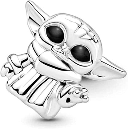 Baby Yoda the Child Charms for Pandora Bracelets Christmas Charm for Women Girl Pendant Bead Jewelry Gifts Apparel & Accessories > Jewelry > Bracelets TopLAD   
