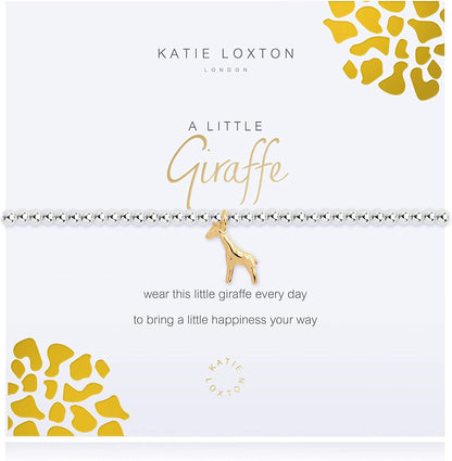 KATIE LOXTON a Little Animal Womens Stretch Adjustable Band Fashion Charm Bracelet Apparel & Accessories > Jewelry > Bracelets Katie Loxton Giraffe  
