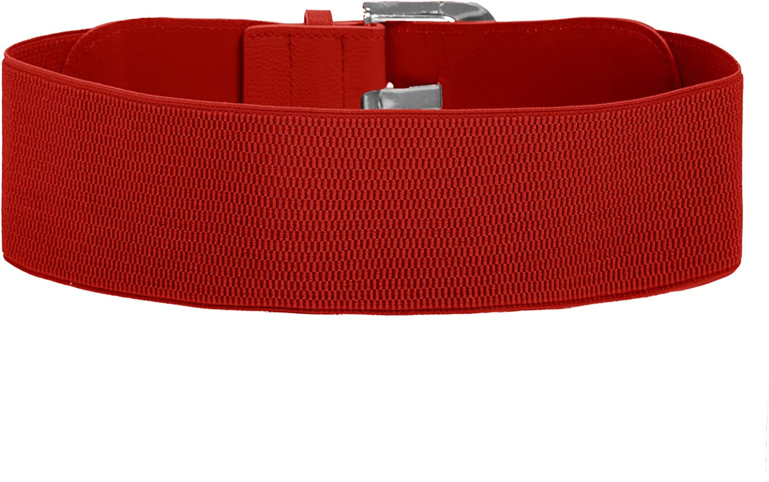 GRACE KARIN Women'S PU Leather Wide Waist Belt for Dress Decorative Cinch Belt Single Prong Buckle Elastic Waist Belts Apparel & Accessories > Clothing Accessories > Belts GRACE KARIN   