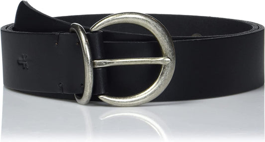 Frye Women'S 38Mm Leather Belt Apparel & Accessories > Clothing Accessories > Belts Frye Black Medium 