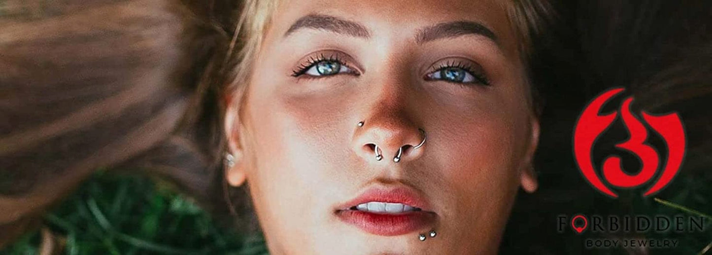 14G-16G Internally Threaded Titanium Straight Barbell Body Piercing Jewelry (Sold Individually) Apparel & Accessories > Jewelry > Body Jewelry Forbidden Body Jewelry   