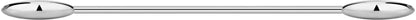 14G-16G Internally Threaded Titanium Straight Barbell Body Piercing Jewelry (Sold Individually) Apparel & Accessories > Jewelry > Body Jewelry Forbidden Body Jewelry 16G 12mm (1/2") 3mm Balls  