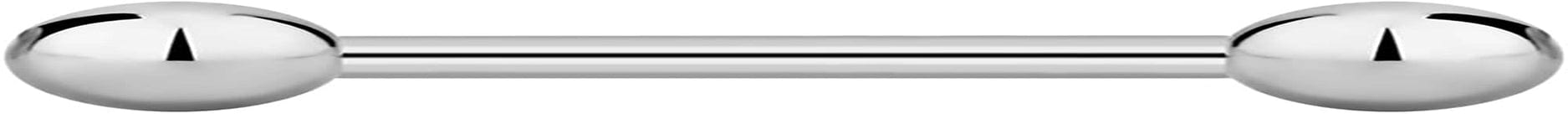 14G-16G Internally Threaded Titanium Straight Barbell Body Piercing Jewelry (Sold Individually) Apparel & Accessories > Jewelry > Body Jewelry Forbidden Body Jewelry 16G 8mm (5/16") 3mm Balls  