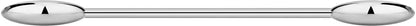 14G-16G Internally Threaded Titanium Straight Barbell Body Piercing Jewelry (Sold Individually) Apparel & Accessories > Jewelry > Body Jewelry Forbidden Body Jewelry 14G 12mm (1/2") 4mm Balls  