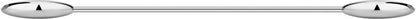 14G-16G Internally Threaded Titanium Straight Barbell Body Piercing Jewelry (Sold Individually) Apparel & Accessories > Jewelry > Body Jewelry Forbidden Body Jewelry 14G 19mm (3/4") 5mm Balls  