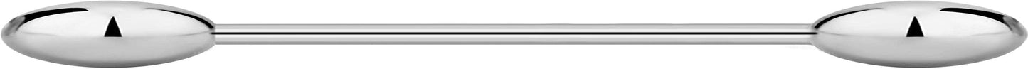 14G-16G Internally Threaded Titanium Straight Barbell Body Piercing Jewelry (Sold Individually) Apparel & Accessories > Jewelry > Body Jewelry Forbidden Body Jewelry 14G 14mm (9/16") 5mm Balls  