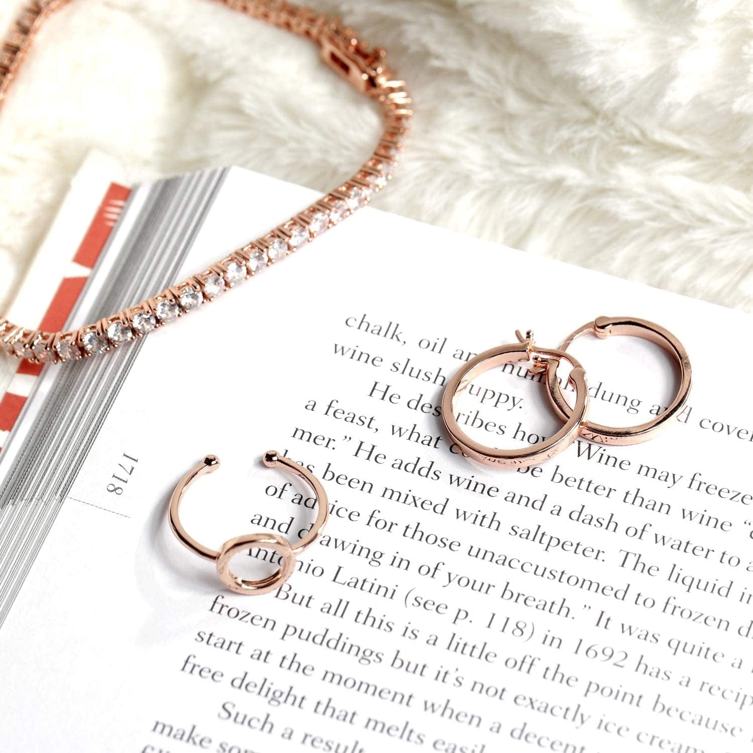 14K Gold Plated Rings for Women | Gold Karma Circle Ring | Stackable Rings