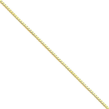14K Yellow Gold 1.3Mm Link Box Chain Anklet Ankle Beach Bracelet Fine Jewelry for Women Gifts for Her Apparel & Accessories > Jewelry > Anklets IceCarats   