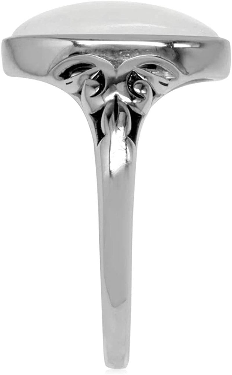 14X7Mm Natural Marquise Shape Moonstone 925 Sterling Silver Filigree Solitaire Ring